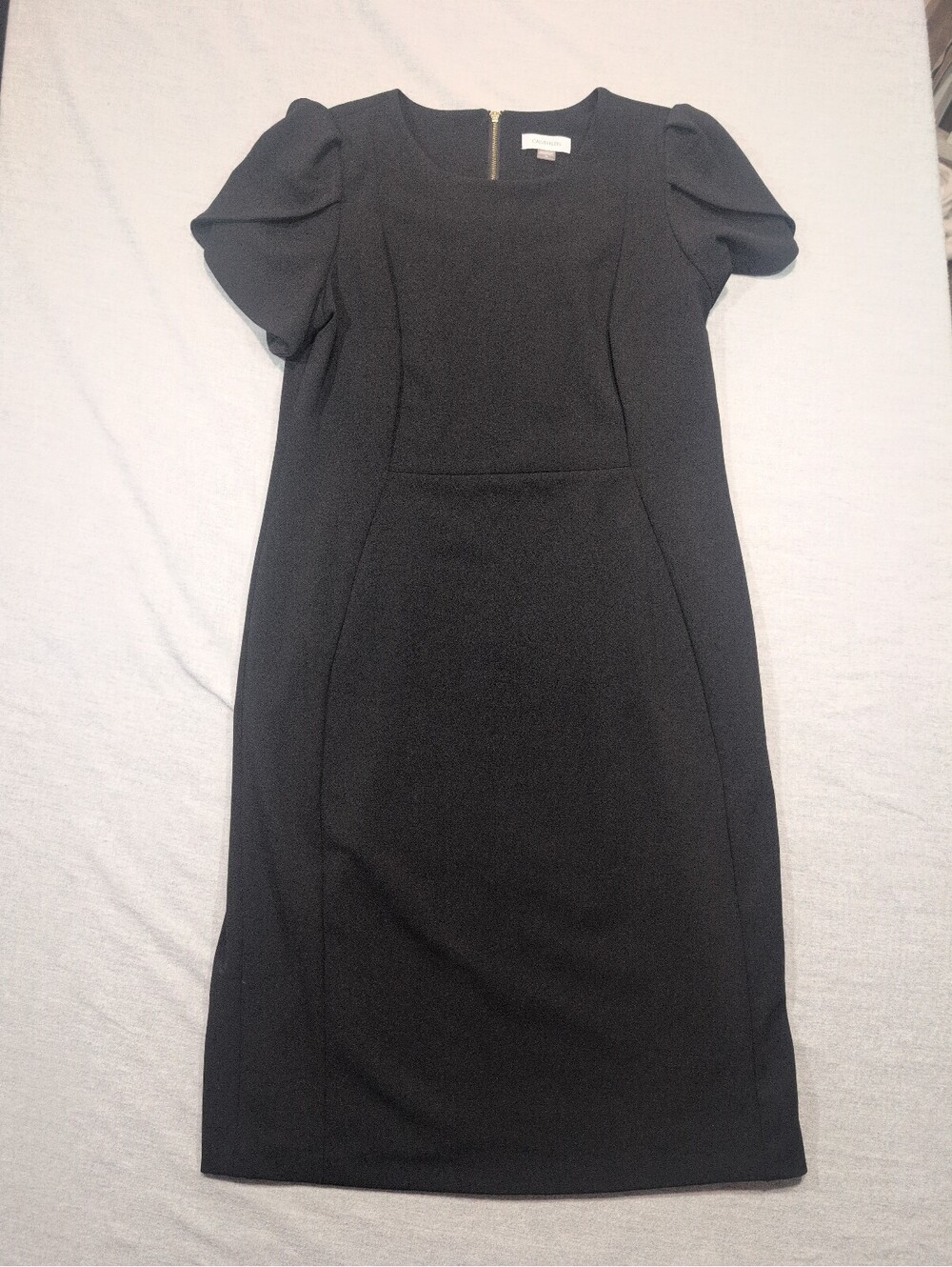 Calvin Klein black short sleeve sheath dress size 14